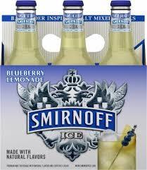 Smirnoff Ice - Blueberry Lemon (6 pack 12oz bottles) (6 pack 12oz bottles)