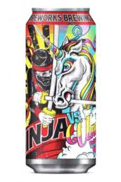 Pipeworks Brewing - Ninja VS Unicorn Double IPA (4 pack 16oz cans) (4 pack 16oz cans)