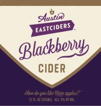 Austin Eastcider - Blackberry (6 pack 12oz cans)